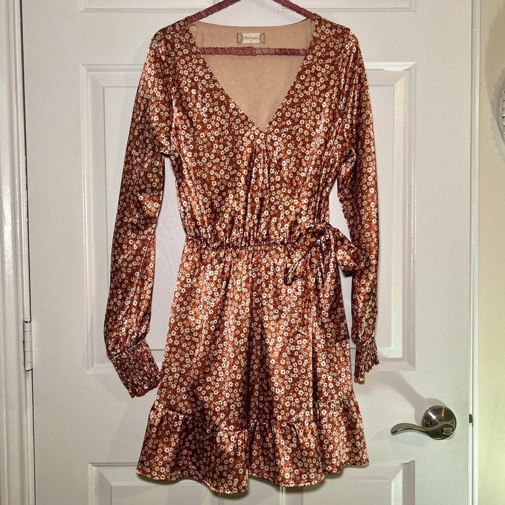 Alter’d State Floral Wrap Mini Dress